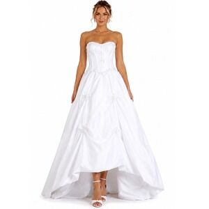 Forever Yours Fantasy Bridal Wedding Gown Dress White Corset Ball Gown Size 6